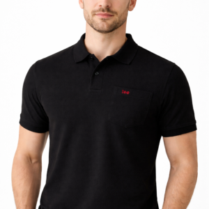 Men’s Premium Pique Cotton Polo Shirt with Front Pocket