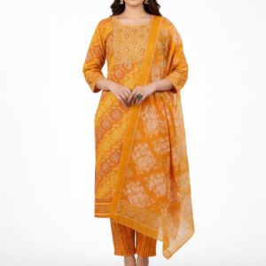 Bandhan Kajol Printed Kurta Set with Dupatta (B-126)