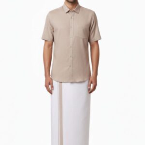 Premium Traditional Shirt & Dhoti Combo – Elegant Festive Wear (B-67)